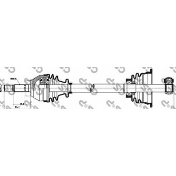 Приводной вал GSP GDS50001 / 250001