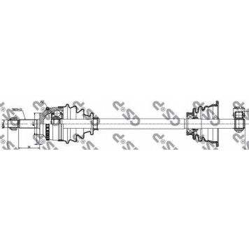 Приводной вал GSP GDS50004 / 250004