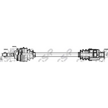 Приводной вал GSP GDS50017 / 250017