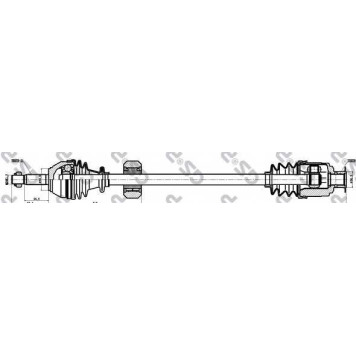 Приводной вал GSP 250054