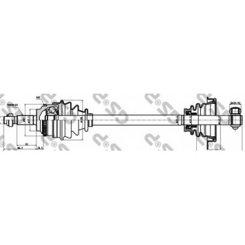 Приводной вал GSP GDS50261 / 250261