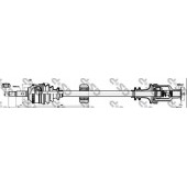 Приводной вал GSP GDS50357 / 250357