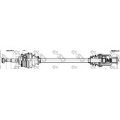 Приводной вал GSP GDS50395 / 250395