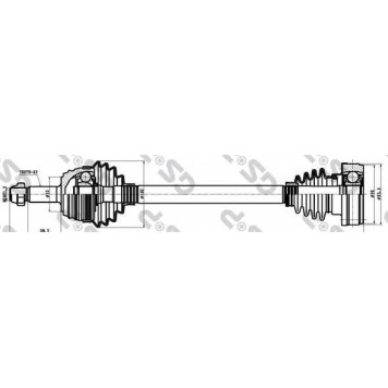 Приводной вал GSP GDS53003 / 253003