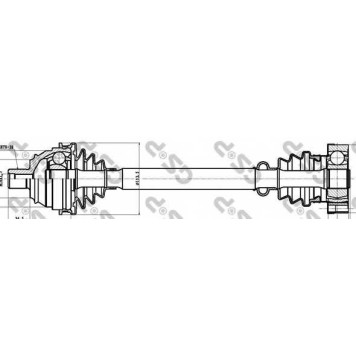 Приводной вал GSP GDS61003 / 261003