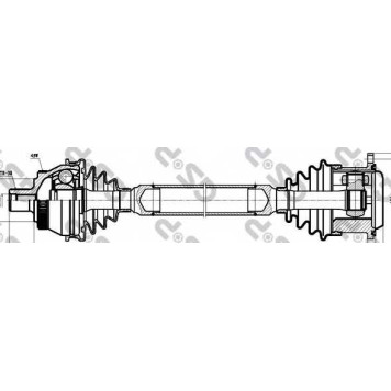 Приводной вал GSP GDS61019 / 261019