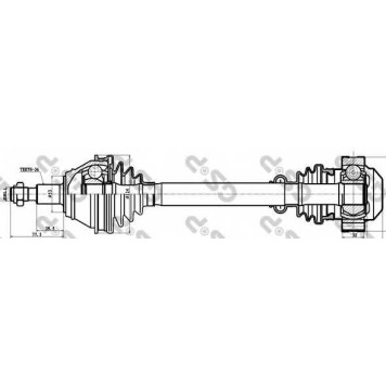 Приводной вал GSP GDS61123 / 261123