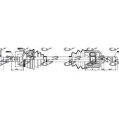 Приводной вал GSP GDS62001 / 262001