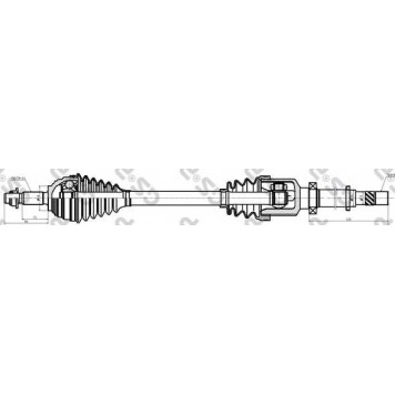 Приводной вал GSP GDS99071 / 299071