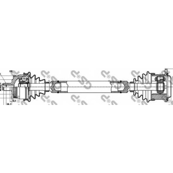 Приводной вал GSP GDS99108 / 299108