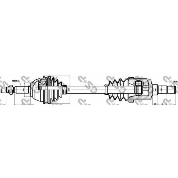 Приводной вал GSP GDS18041 / 218041