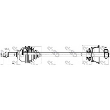 Приводной вал GSP GDS44003 / 244003
