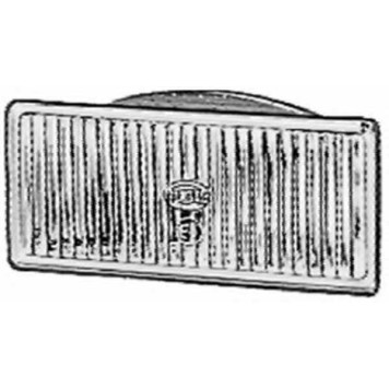 Вставка фары, противотуманная фара HELLA 014075 / 1NB 123 581-001