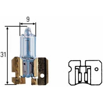 Лампа накаливания HELLA 082005 / 8GH 002 857-121