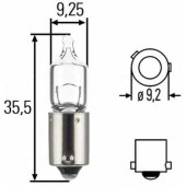 Лампа накаливания H6Вт 12В 6Вт HELLA 8GH 007 643-121