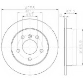 Тормозной диск HELLA 54321PRO / 8DD 355 111-101