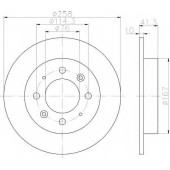Тормозной диск HELLA 54343 / 8DD 355 111-451