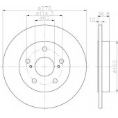 Тормозной диск HELLA 54640PRO / 8DD 355 118-971