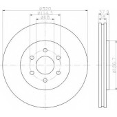 Тормозной диск HELLA 54644PRO / 8DD 355 119-001