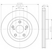 Тормозной диск HELLA 54688PRO / 8DD 355 118-561