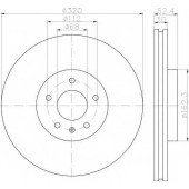 Тормозной диск HELLA 55293PRO / 8DD 355 117-191
