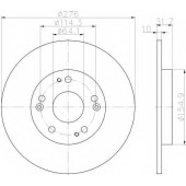 Тормозной диск HELLA 55526PRO / 8DD 355 118-351