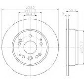 Тормозной диск HELLA 55617PRO / 8DD 355 120-321