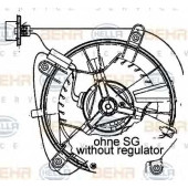 Вентилятор салона HELLA 8EW 009 159-461