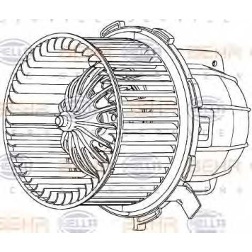 Вентилятор салона HELLA 8EW 351 040-251