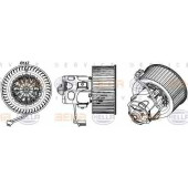 Вентилятор салона HELLA 8EW 351 043-271