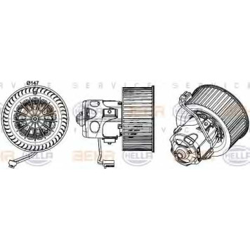 Вентилятор салона HELLA 8EW 351 043-271