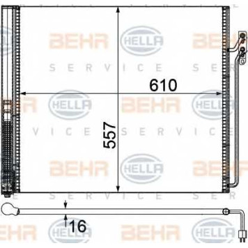 Конденсатор кондиционера HELLA 8FC 351 309-341