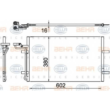 Конденсатор кондиционера HELLA 8FC 351 319-301