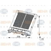 Радиатор отопления салона HELLA 8FH 351 312-111