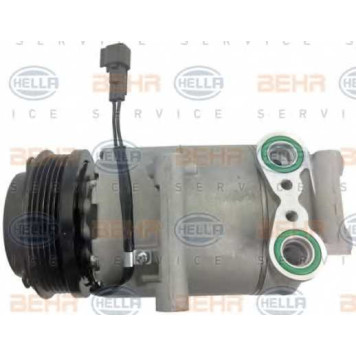 Компрессор кондиционера для FORD C-MAX(DM2), FOCUS(DA#) / VOLVO C30, S40(MS), V50(MW) <b>HELLA BEHR SERVICE Version ALTERNATIVE 8FK 351 113-971</b>-3