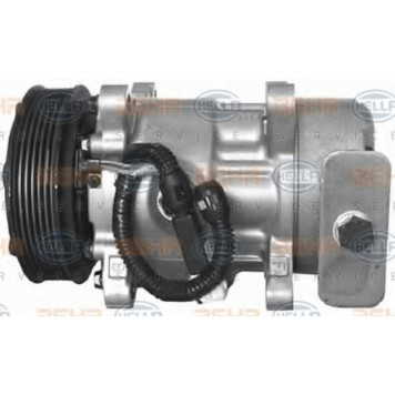 Компрессор кондиционера для PEUGEOT 206(2A/C,2D,2E/K) <b>HELLA BEHR SERVICE Version ALTERNATIVE 8FK 351 134-661</b>-6