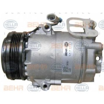 Компрессор кондиционера для HOLDEN BARINA, TIGRA / OPEL ASTRA, COMBO, CORSA, MERIVA, TIGRA TwinTop <b>HELLA BEHR SERVICE Version ALTERNATIVE 8FK 351 134-761</b>