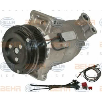 Компрессор кондиционера для HOLDEN ASTRA, ASTRA SPORTSBACK / OPEL ASTRA, MERIVA, ZAFIRA <b>HELLA BEHR SERVICE 8FK 351 135-301</b>