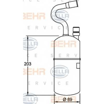 Осушитель кондиционера HELLA 8FT 351 192-021