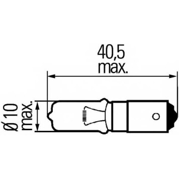 Лампа накаливания H21Вт 12В 21Вт HELLA 8GH 008 417-001-1