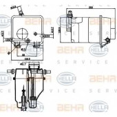 Расширительный бачек охлаждающей жидкости HELLA 8MA 376 755-211
