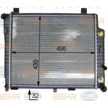 Радиатор охлаждения двигателя HELLA 8MK 376 714-631
