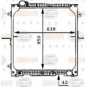 Радиатор охлаждения двигателя HELLA 8MK 376 721-171