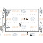 Радиатор охлаждения двигателя HELLA 8MK 376 771-211