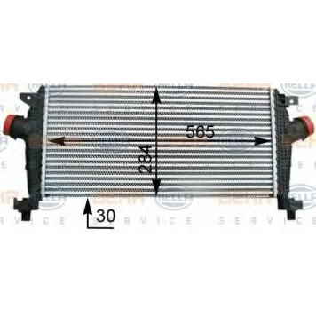 Интеркулер HELLA 8ML 376 777-261