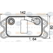 Масляный радиатор масла двигателя HELLA 8MO 376 747-141