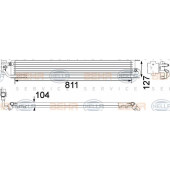 Масляный радиатор АКПП HELLA 8MO 376 756-361