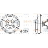 Сцепление вентилятора радиатора HELLA 8MV 376 730-011