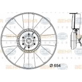 Вентилятор охлаждения двигателя HELLA 8MV 376 731-381