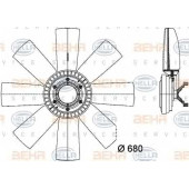 Вентилятор охлаждения двигателя HELLA 8MV 376 731-461